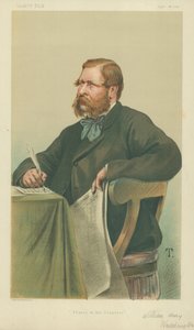 William Henry Waddington, France at the Congress, 28 września 1878, Vanity Fair cartoon autorstwa Theobald Chartran