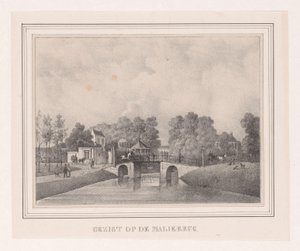 Most Malie w Utrechcie Widok na most Malie (tytuł na obiekcie) autorstwa Theodoor Soeterik (possibly)