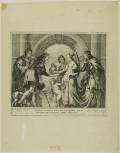 Małżeństwo Maksymiliana Austriackiego z Marią Burgundzką autorstwa Theodoor van Thulden