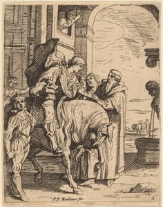 Syn marnotrawny żegna się ze swoim ojcem autorstwa Theodoor van Thulden after Sir Peter Paul Rubens