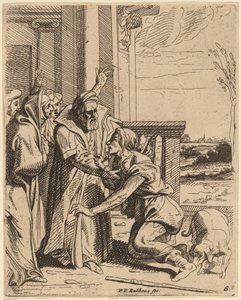 Syn marnotrawny przyjęty przez ojca autorstwa Theodoor van Thulden after Sir Peter Paul Rubens