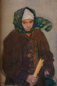 "Ruska wieśniaczka", ok. 1907 r. autorstwa Theodor Axentowicz