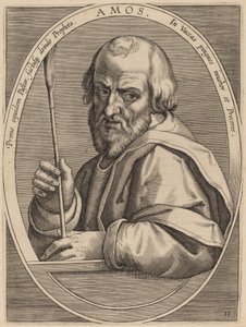Amos autorstwa Theodor Galle after Jan van der Straet