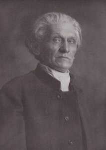 Stefan George, niemiecki poeta symbolista (zdjęcie czarno-białe) autorstwa Theodor Hilsdorf