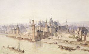 Luwr za panowania Karola V (1337-80) „Mądry” (pióro i atrament i toaleta na papierze)
