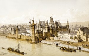Luwr w XVI wieku, ok. 1880 r. (ilustracja)