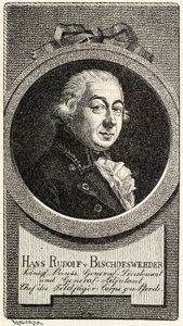 Johann Hans Rudolf von Bischoffwerder 1741-1803. autorstwa Theodor Knesing