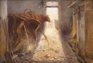 Obora na wyspie Saltholm autorstwa Theodor Philipsen