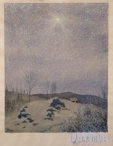Grudzień autorstwa Theodor Kittelsen
