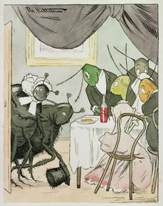 Żenujące relacje rodzinne autorstwa Theodor Kittelsen