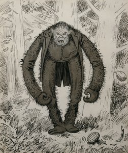 Natura spała, kiedy został stworzony autorstwa Theodor Kittelsen