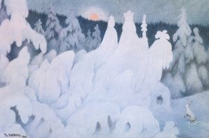 Sztuczki noworoczne autorstwa Theodor Kittelsen