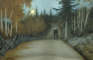 W drodze do domu autorstwa Theodor Kittelsen