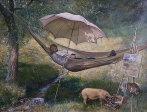 Autoportret autorstwa Theodor Kittelsen