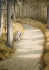 Dzięcioł autorstwa Theodor Kittelsen