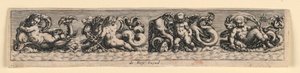 Panel dekoracyjny: Morskie potwory autorstwa Theodor de Bry