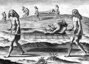 Indianie Timucuan autorstwa Theodor de Bry