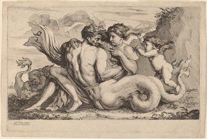 Syrena i Tryton autorstwa Theodor van Kessel after Sir Peter Paul Rubens