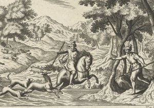 Polowanie na jelenia autorstwa Theodor van Merlen (II)