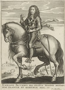 Portret Karola II, króla Anglii autorstwa Theodor van Merlen (II)