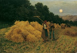Wschód księżyca po żniwach I autorstwa Theodor von Hormann
