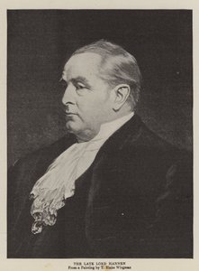 Zmarły Lord Hannen autorstwa Theodore Blake Wirgman