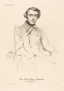 Alexis Charles Henry de Tocqueville autorstwa Théodore Chassériau