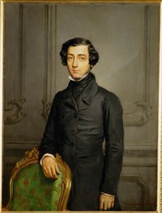 Alexis de Tocqueville, mąż stanu (obraz na płótnie) autorstwa Theodore Chasseriau