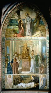 Historia świętej Marii Egipcjanki. Obraz namalowany przez Teodora Chasseriau (1819-1856)