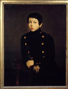 Portret Ernesta Chasseriau (1823-1870) ucznia Szkoły Morskiej w Brześciu, brata artysty Obraz Theodore Chasseriau (1819-1856) 1836 Nd. 0,92x0,73 m² autorstwa Théodore Chassériau