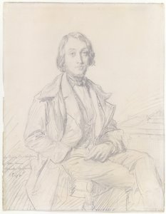 Portret Félixa Ravaissona autorstwa Théodore Chassériau