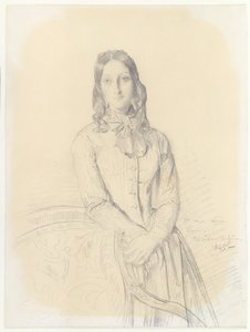 Portret pani Gabrielle Marcotte de Quivières autorstwa Théodore Chassériau