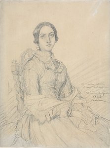Portret baronowej Chassériau autorstwa Théodore Chassériau