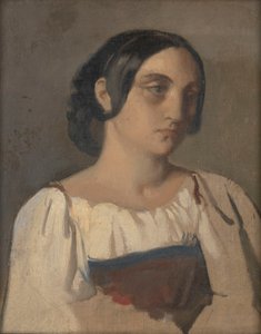 Portret Włoszki autorstwa Théodore Chassériau