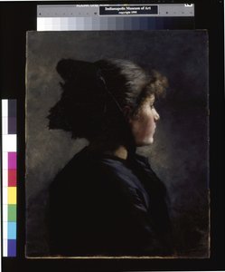Garota de Munique (óleo sobre tela) polonês