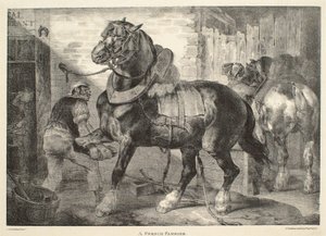 Francuski kowal podkuwacz autorstwa Theodore Gericault