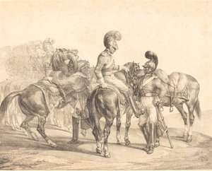 Partia Strażników Życia autorstwa Theodore Gericault
