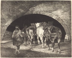 Adelphi Wharf autorstwa Theodore Gericault