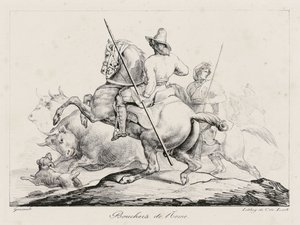Rzymscy rzeźnicy (Roman Butchers) autorstwa Theodore Gericault