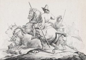 Rzeźnicy Rzymu, 1817. autorstwa Theodore Gericault