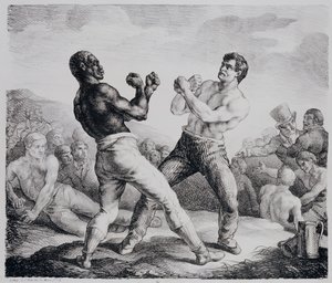 Bokserki, 1818 autorstwa Theodore Gericault