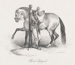 Hiszpański koń (A Spanish Horse) autorstwa Theodore Gericault