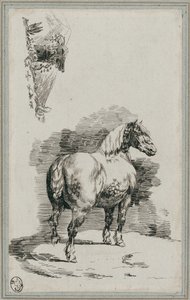 Koń szary cętkowany (A Dapple-Gray Horse) autorstwa Theodore Gericault