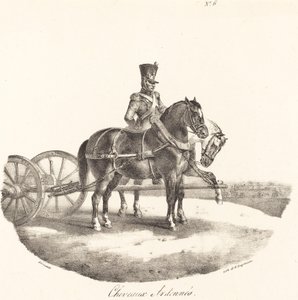 konie ardeńskie autorstwa Theodore Gericault