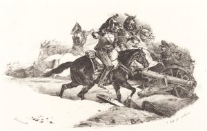 Szarżujący Kirasjerzy autorstwa Theodore Gericault