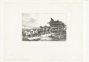Wagon węglowy autorstwa Theodore Gericault