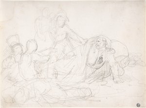 Polegli żołnierze autorstwa Theodore Gericault