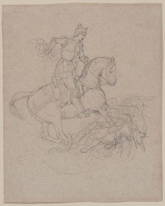 Géricault - Święty Jerzy i smok, 1816-17 autorstwa Theodore Gericault
