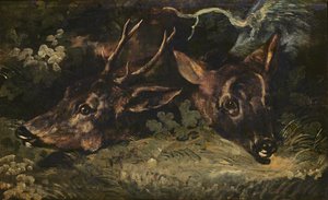 Głowy sarny, 1815 autorstwa Theodore Gericault