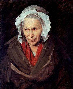 La Hyene de la Salpetriere czyli monomaniak zazdrości Portret starej kobiety cierpiącej na chorobę psychiczną autorstwa Theodore Gericault